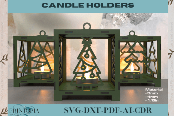 Candelabro Navideno Creativo Digital